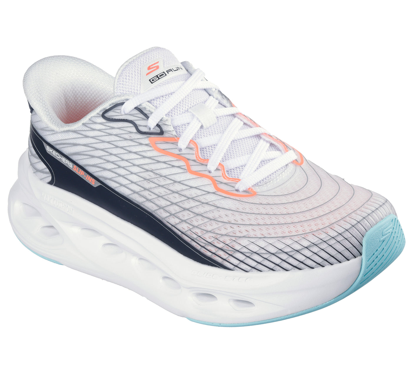 SKECHERS SLIP-INS: MAX CUSHIONING GLIDE-STEP - SAPPHIRE