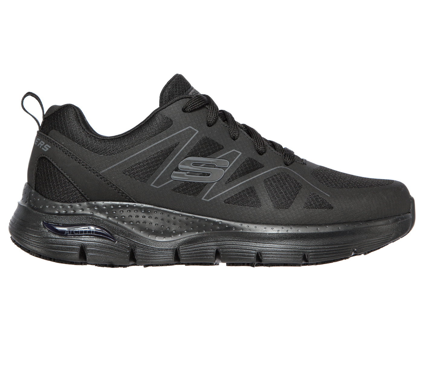 Skechers Black Archfit Shoes Life and Sole
